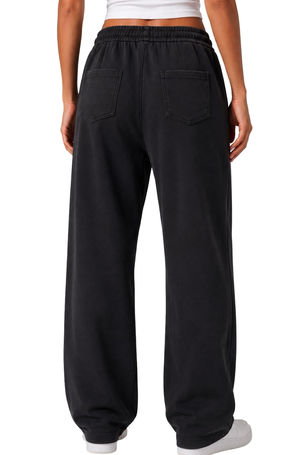 Pantaloni con elastico in vita