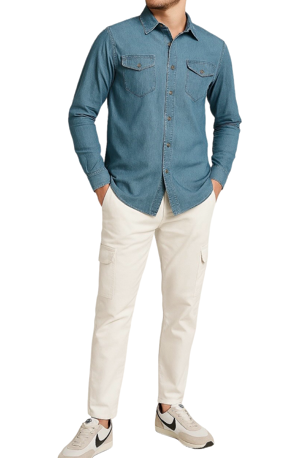 Camicia Jeans Uomo