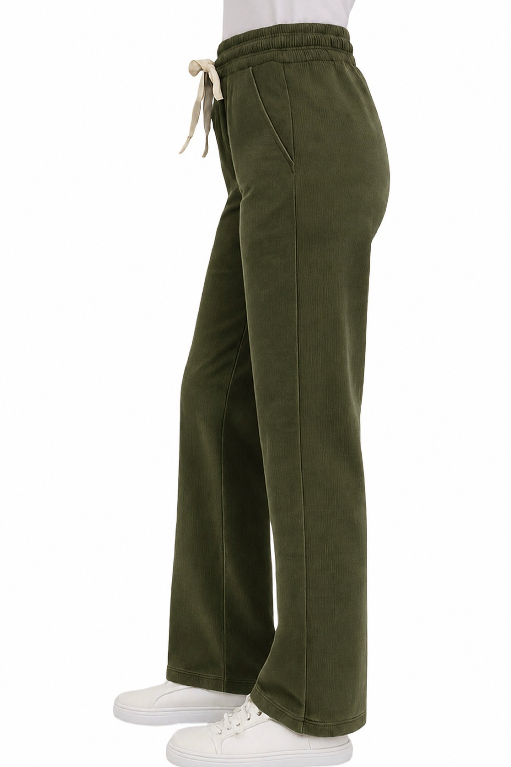 Pantaloni a costine in velluto