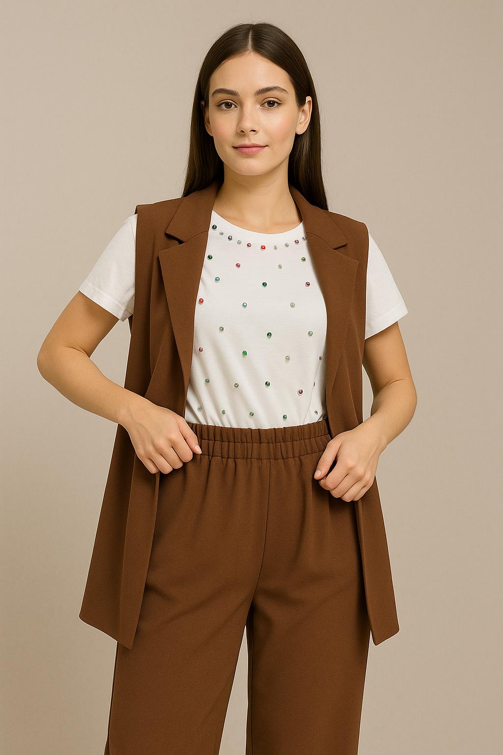 Completo Elegante Gilet + Pantaloni