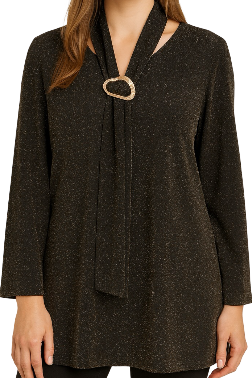 Maglia Elegante con Foulard