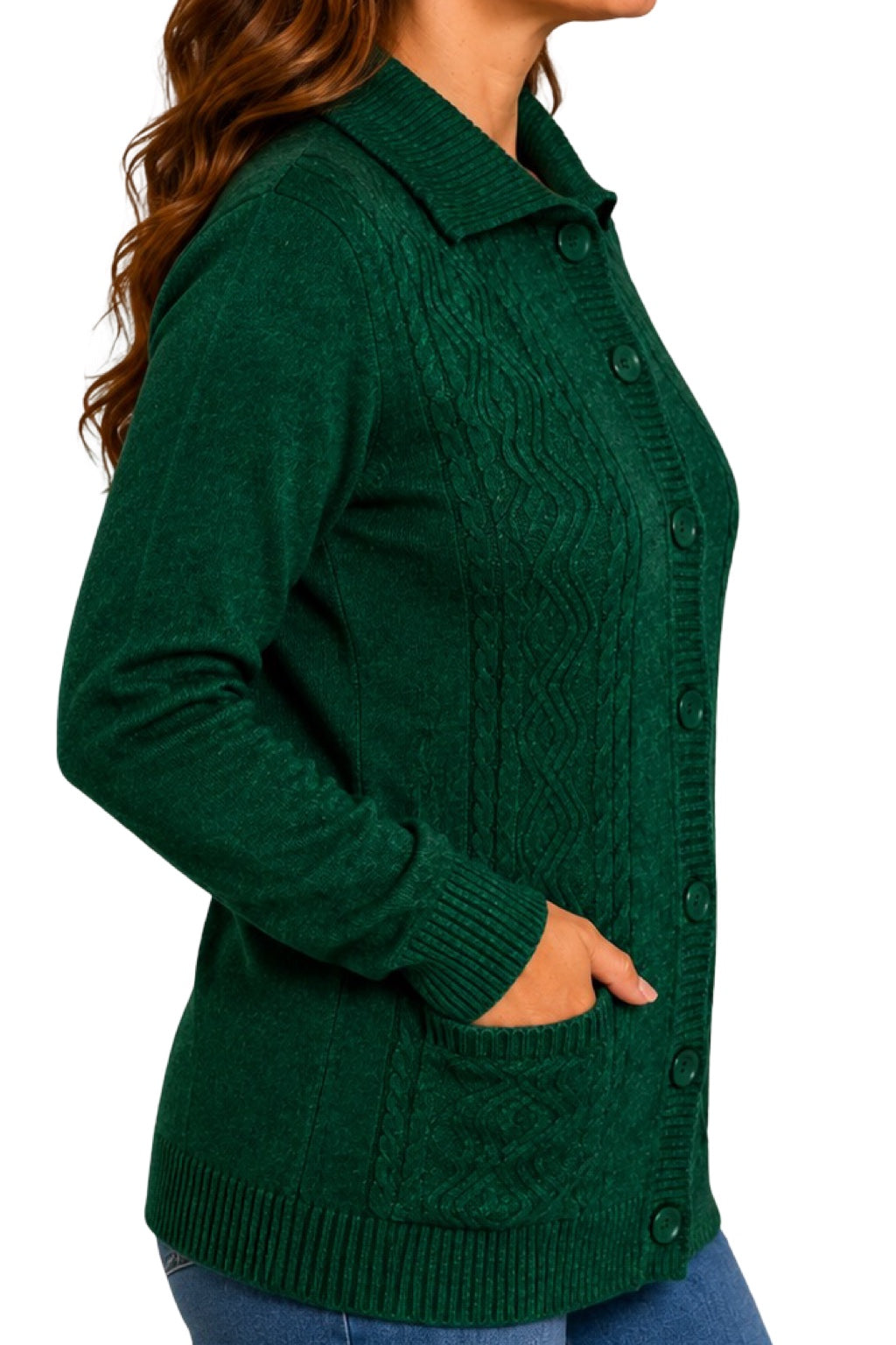 Cardigan Bottoni e Tasche