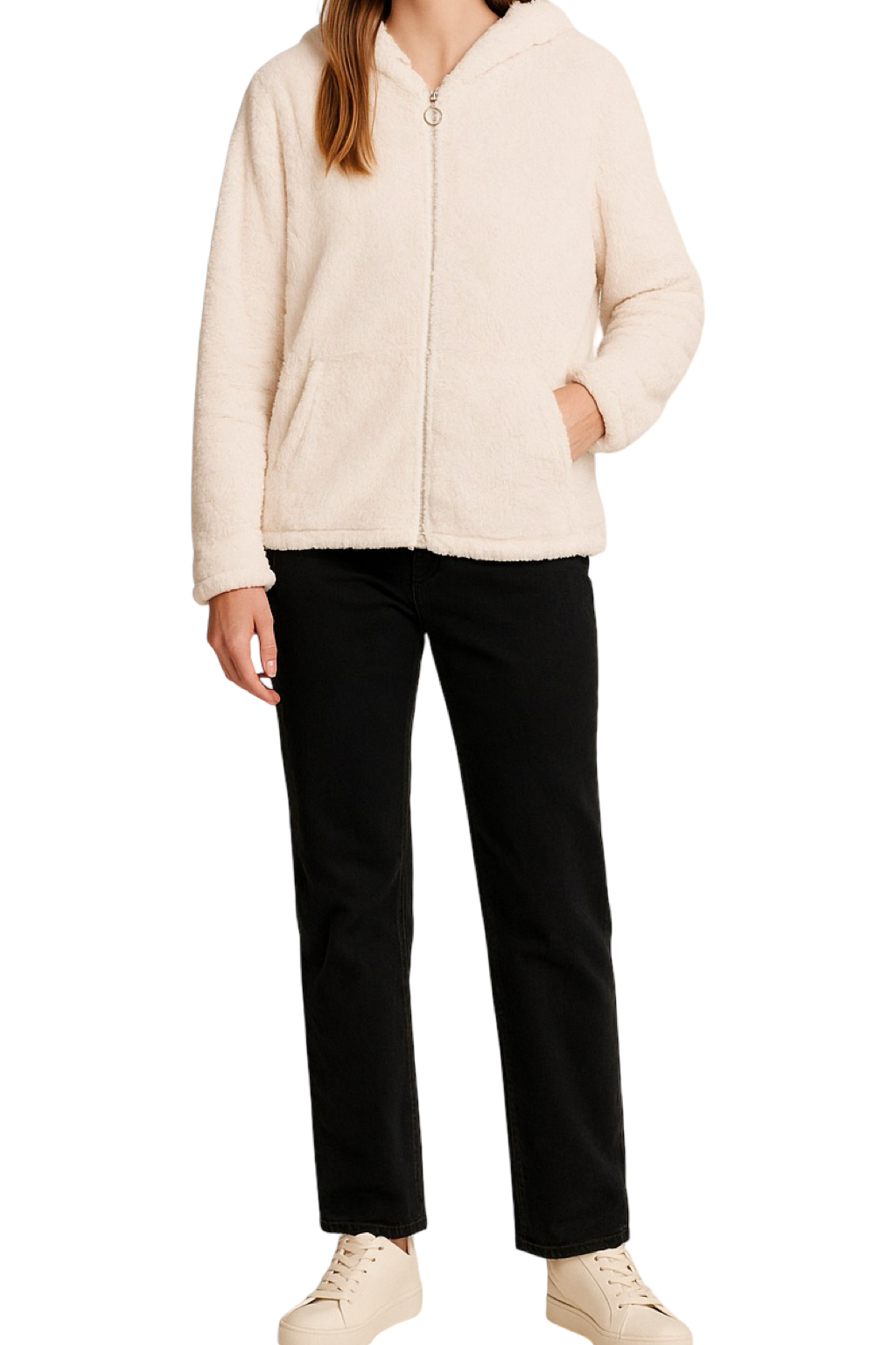 Pelliccia Stile Felpa