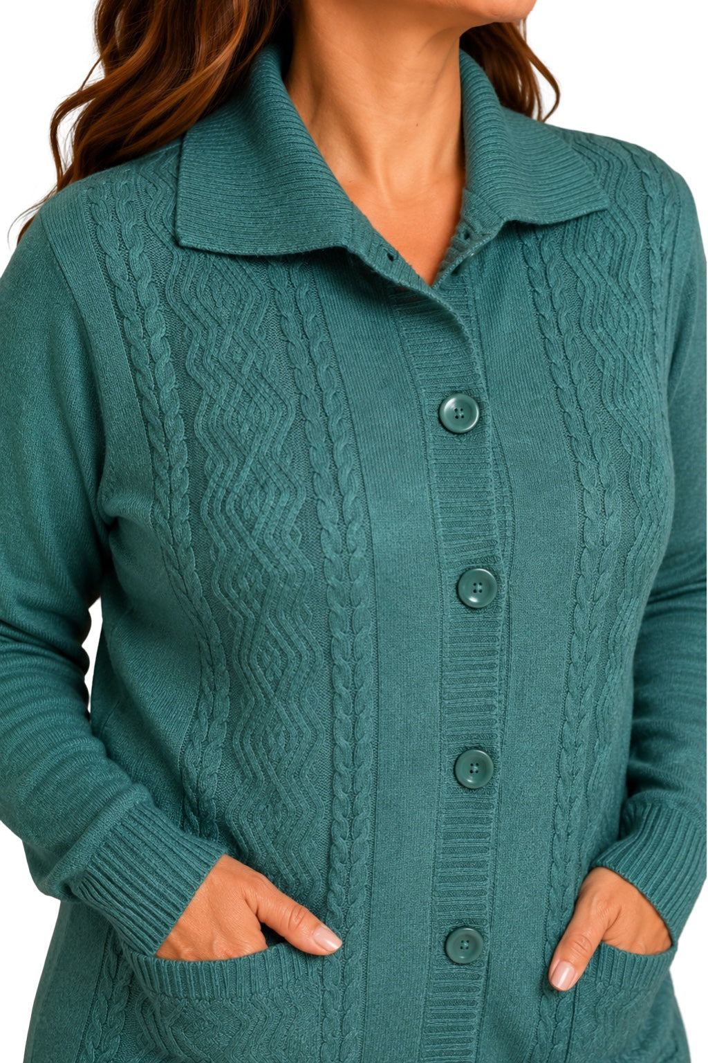 Cardigan Bottoni e Tasche