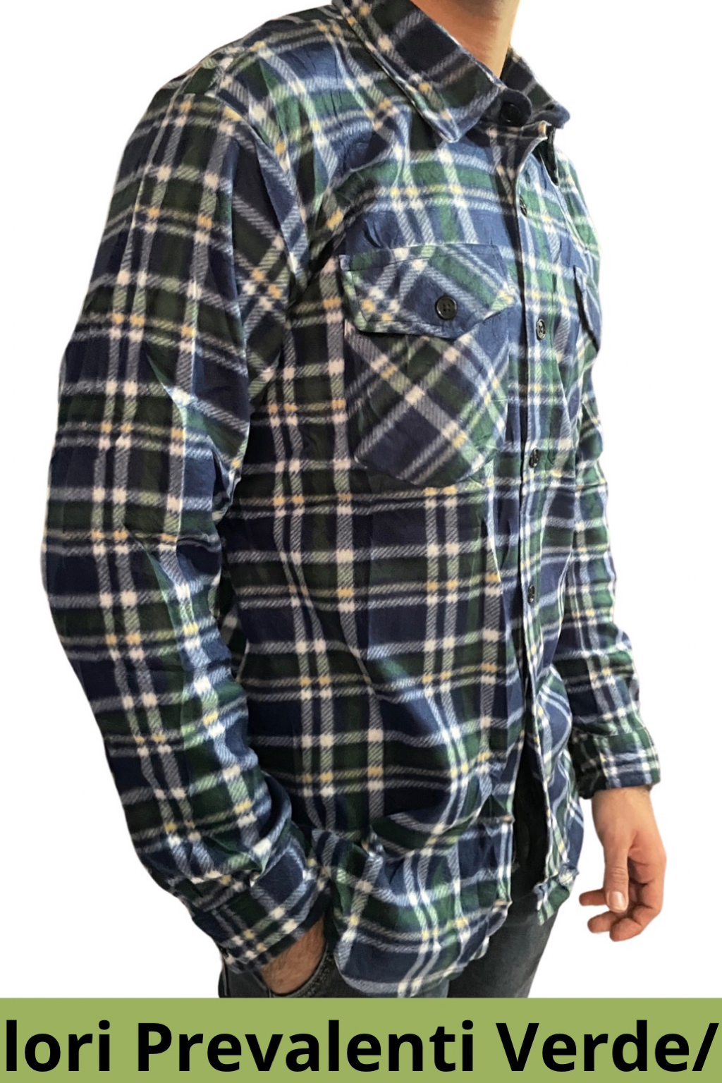 Camicia Pile Uomo