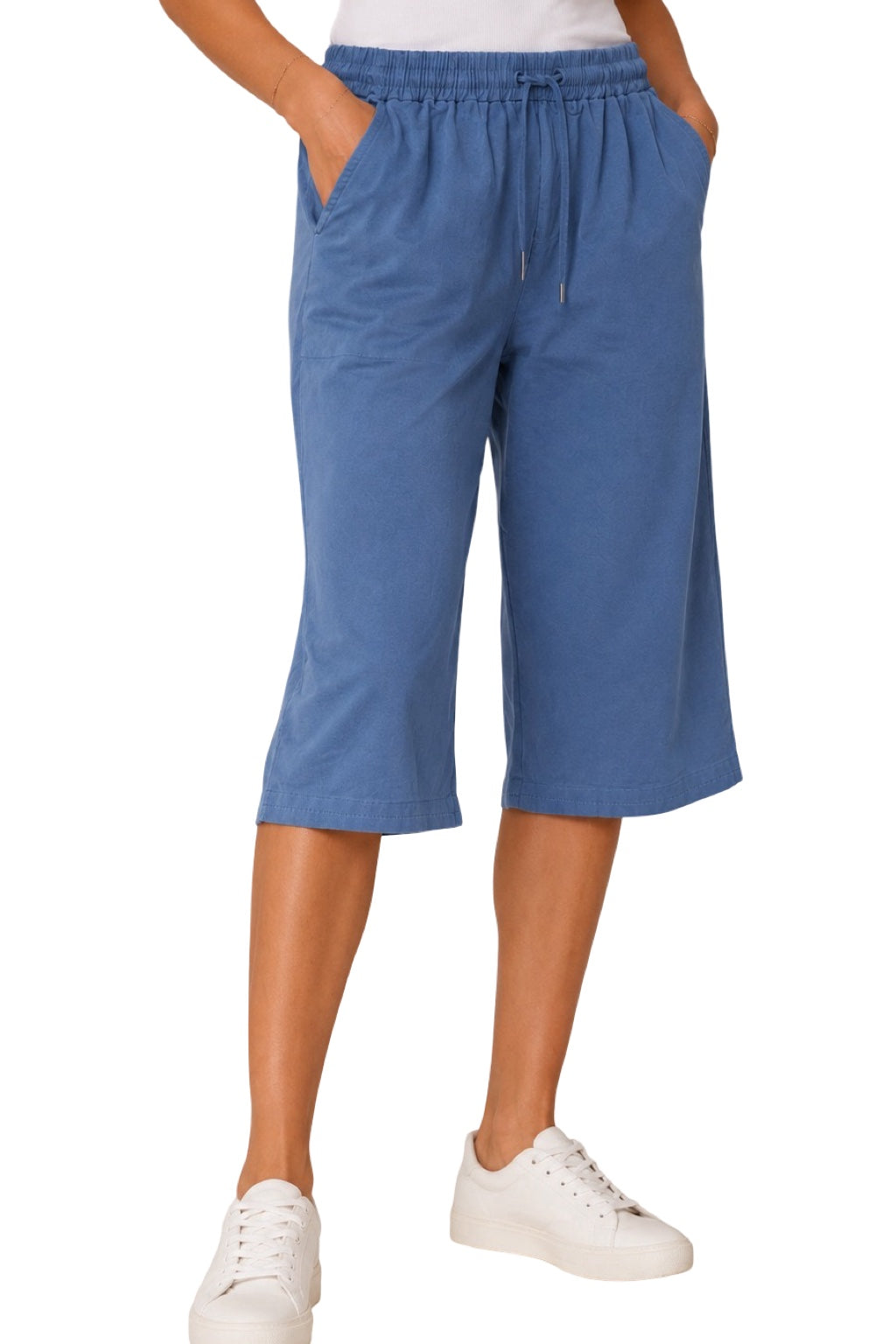 Pantaloni Capri Jeans color