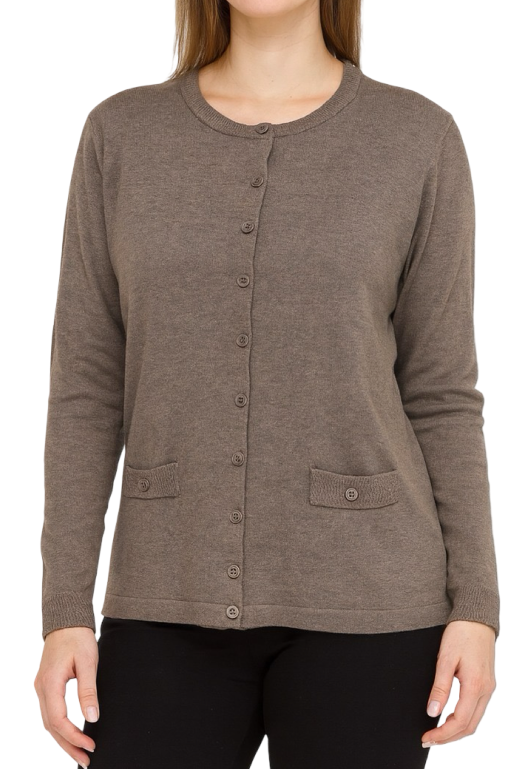 Cardigan Girocollo