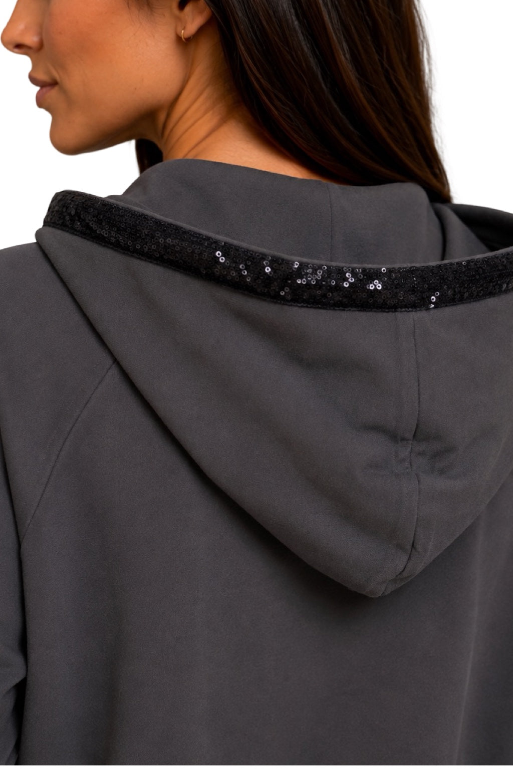 Tuta donna Cappuccio Pailettes