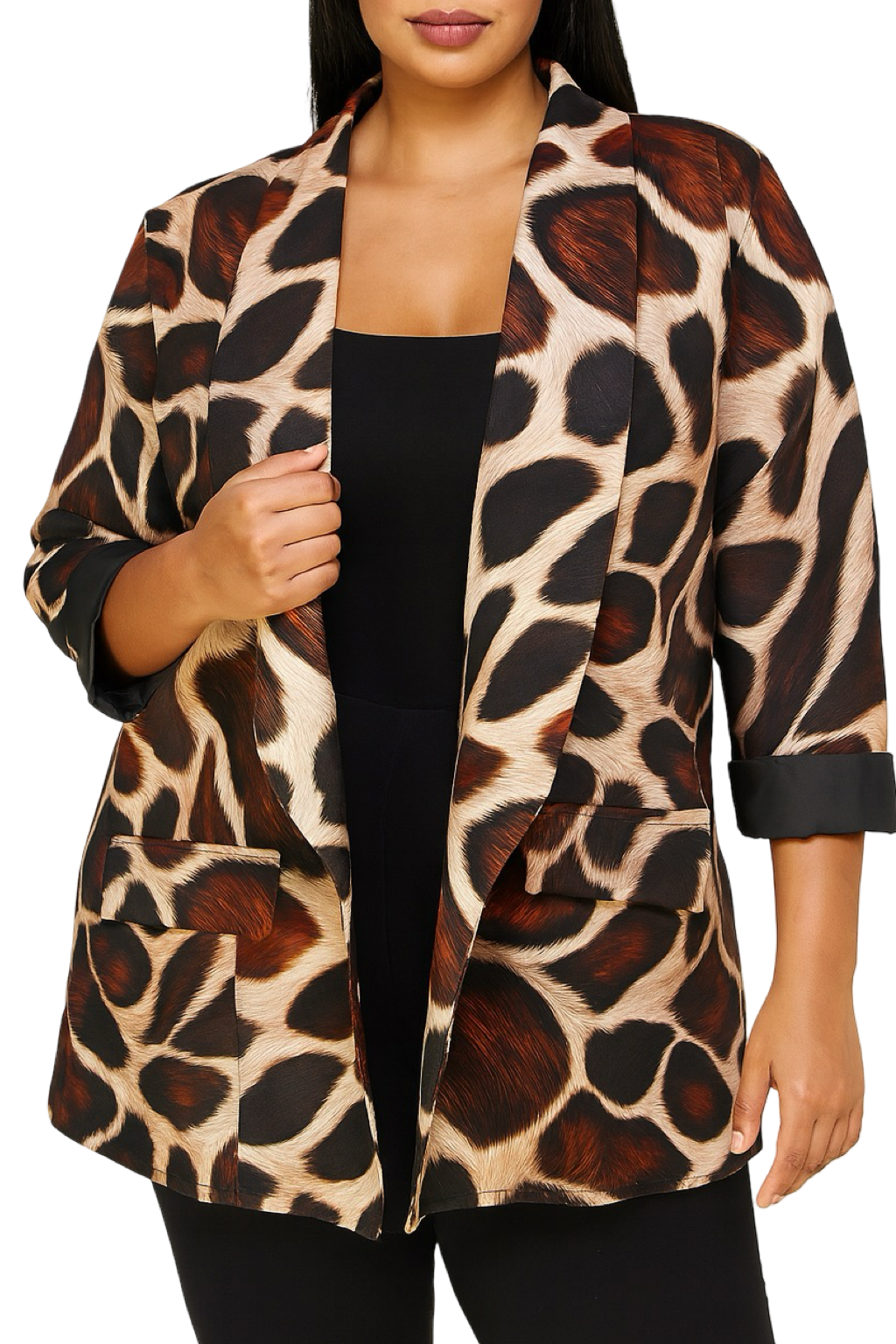Giacca Foderata Animalier