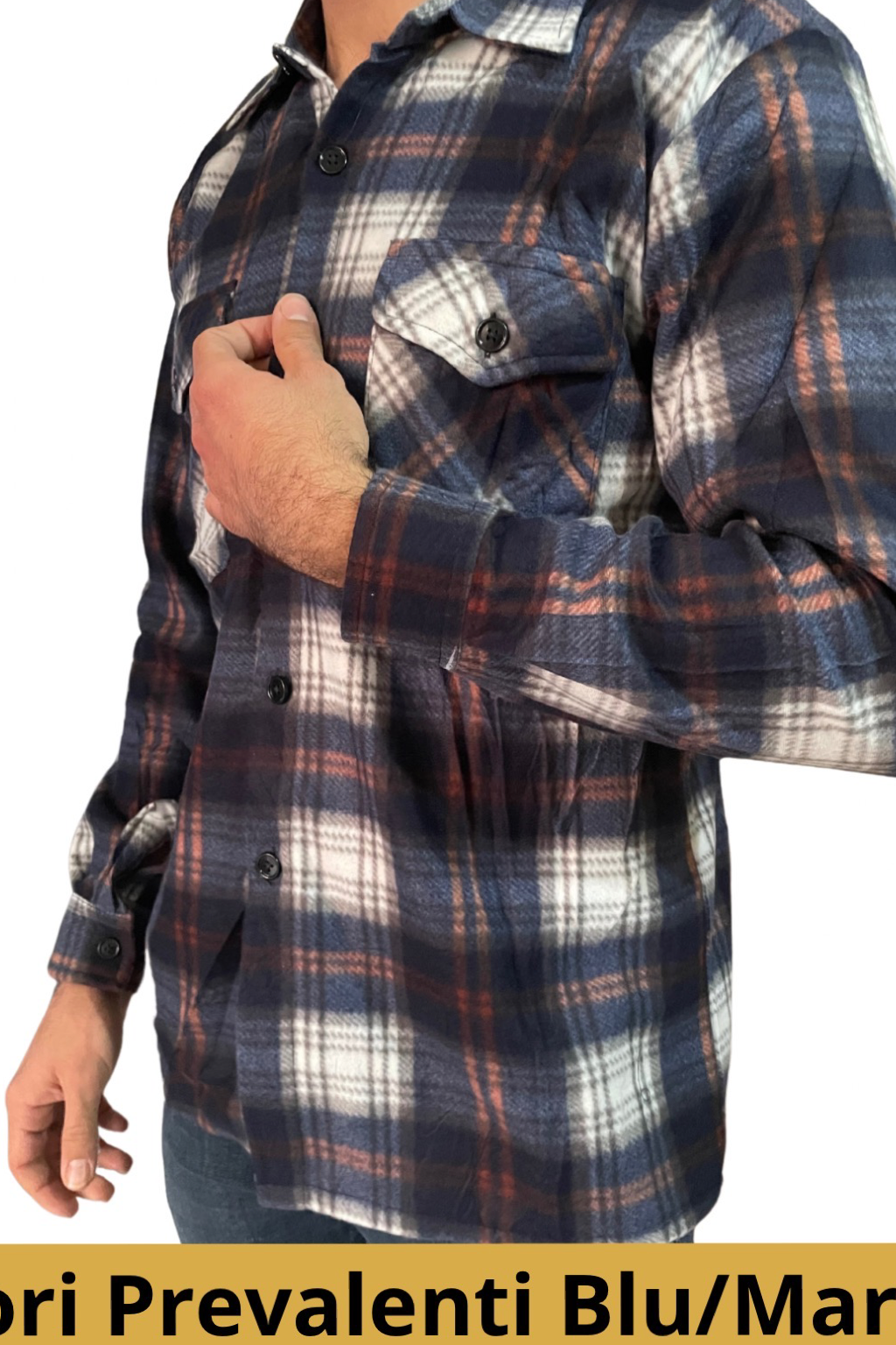 Camicia Pile Uomo