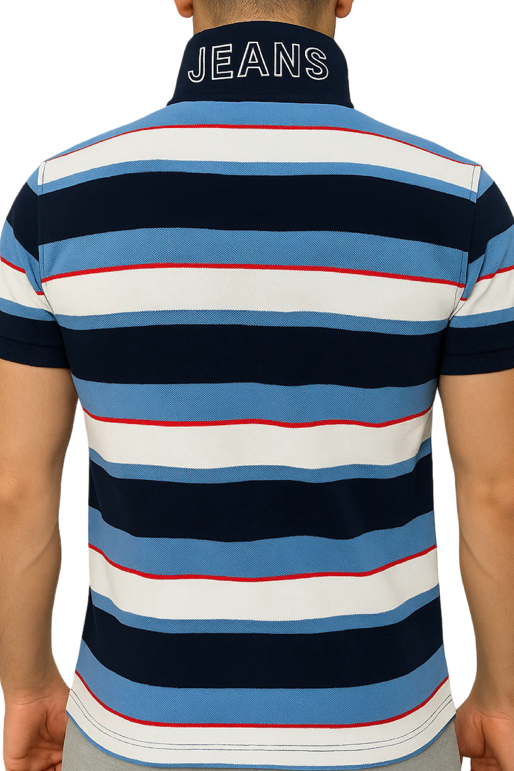 Polo a righe uomo
