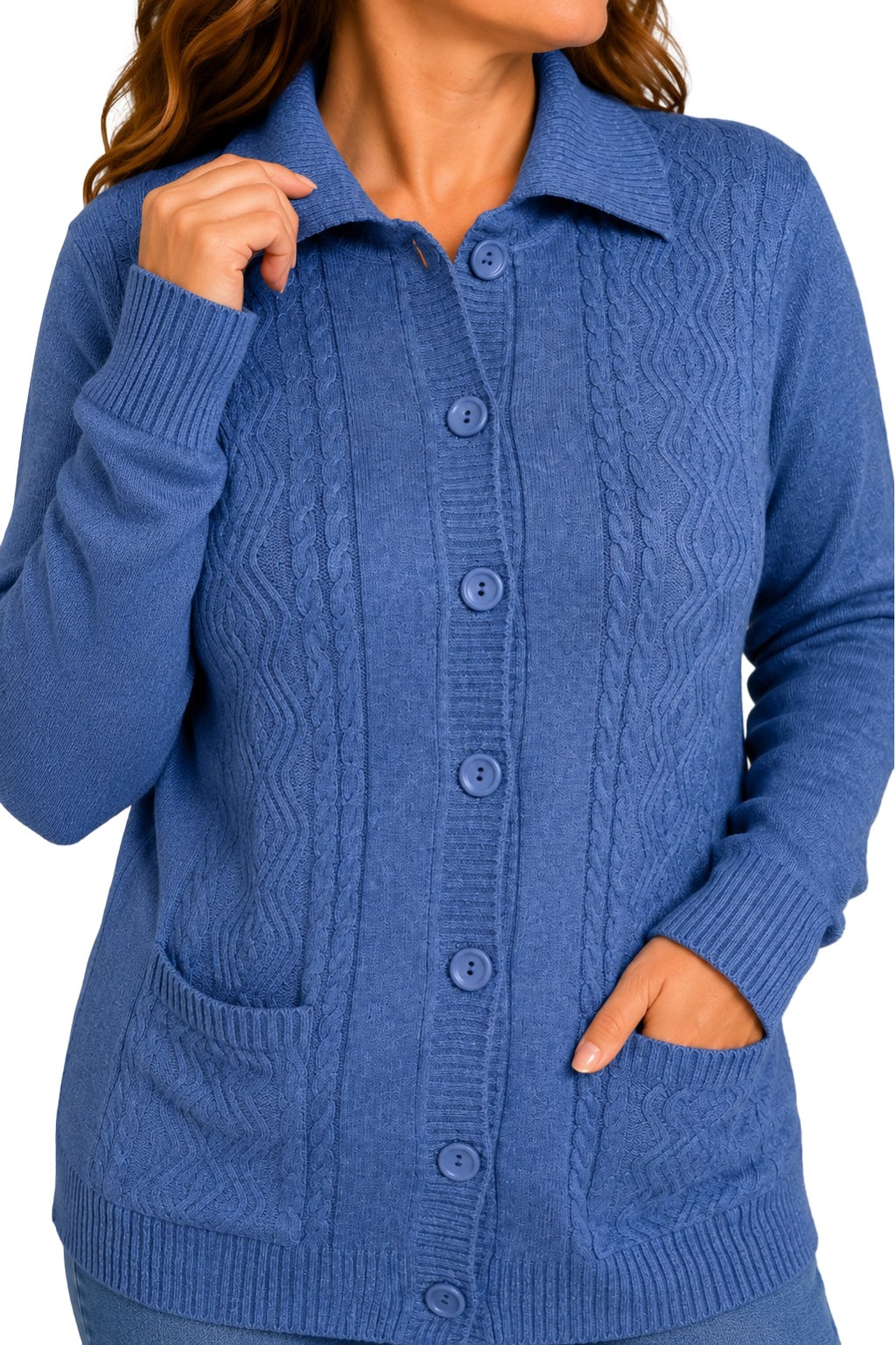 Cardigan Bottoni e Tasche