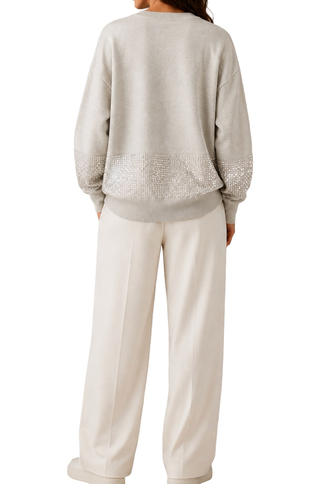 Maglia Lunga Fascia Paillettes