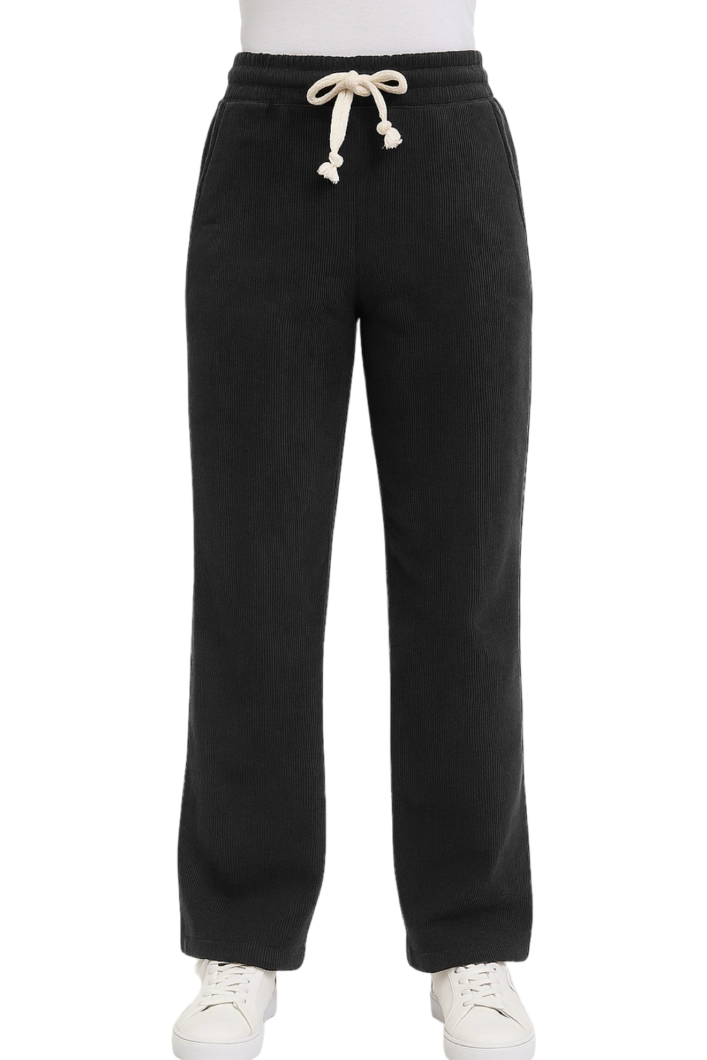Pantaloni a costine in velluto