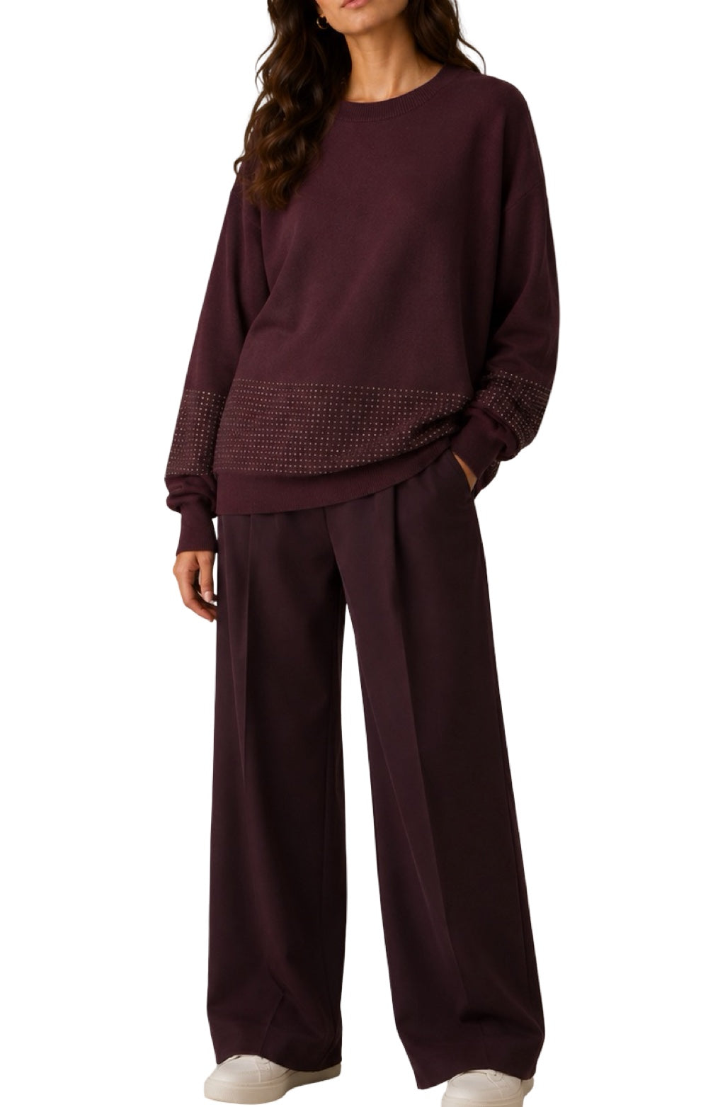 Maglia Lunga Fascia Paillettes