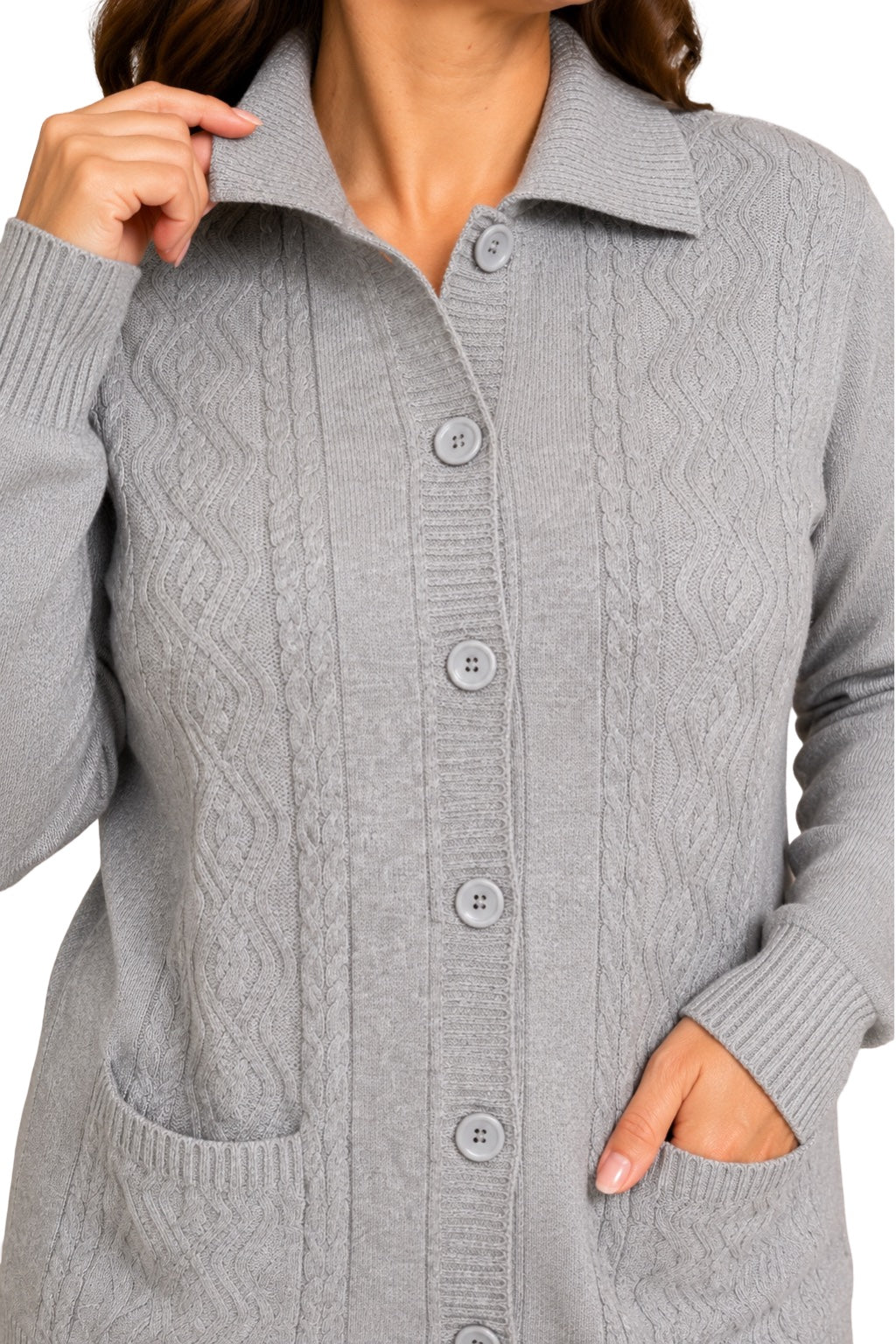 Cardigan Bottoni e Tasche