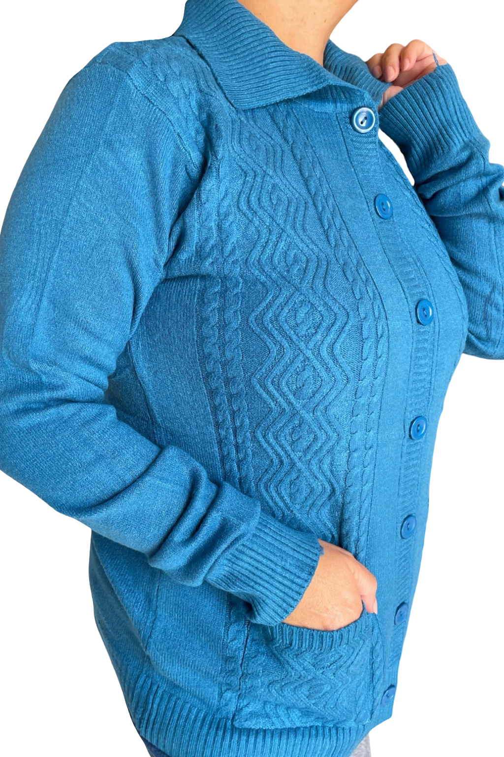 Cardigan con bottoni