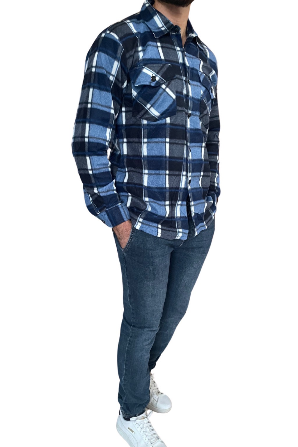 Camicia Pile Uomo