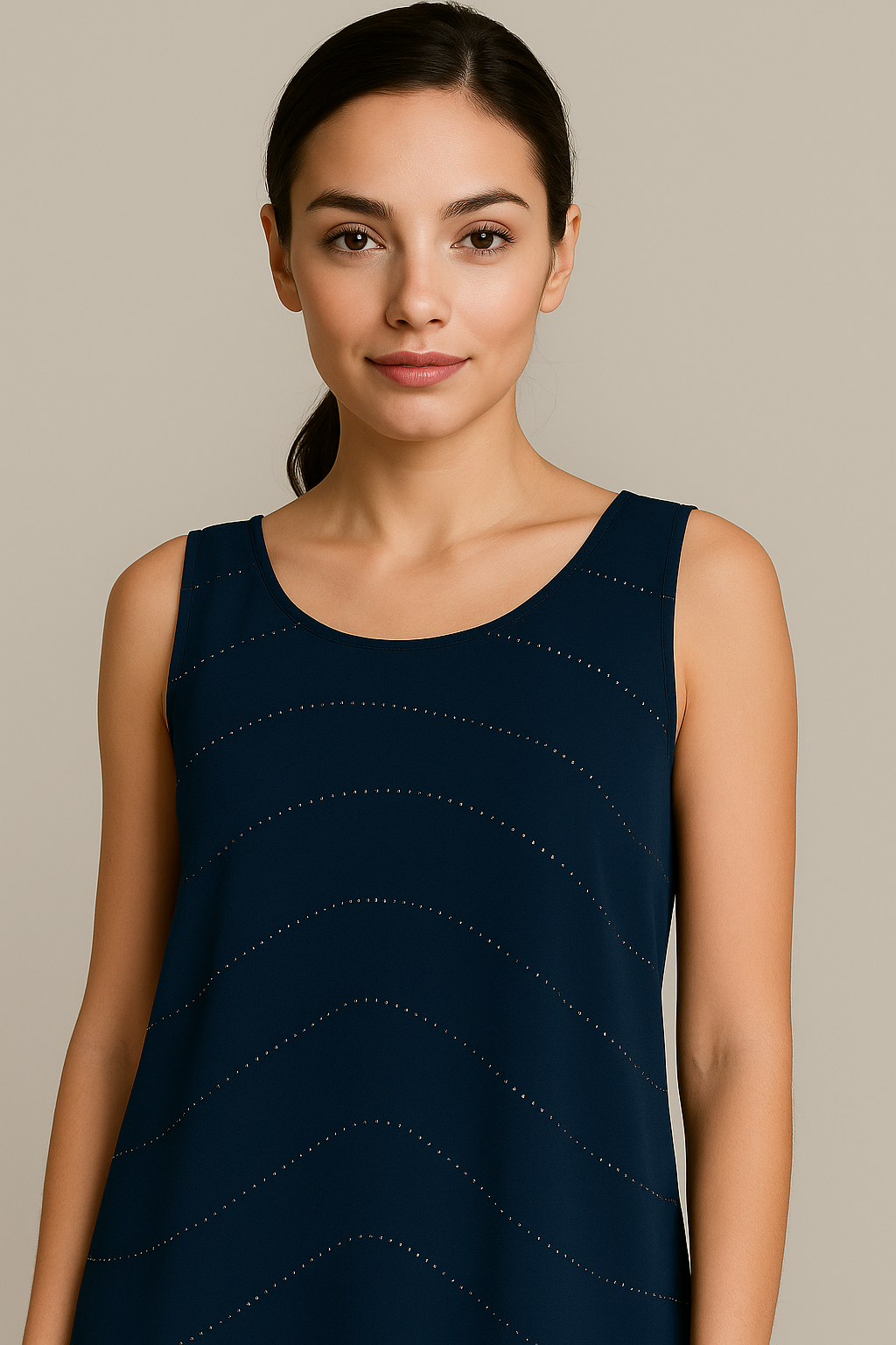 Canotta Elegante con velo