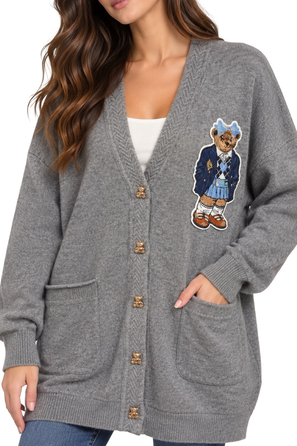 Cardigan Lungo Teddy
