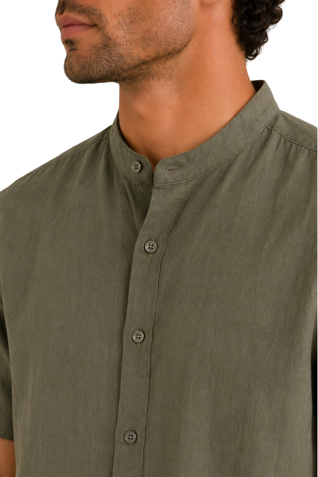 Camicia Lino Manica Corta