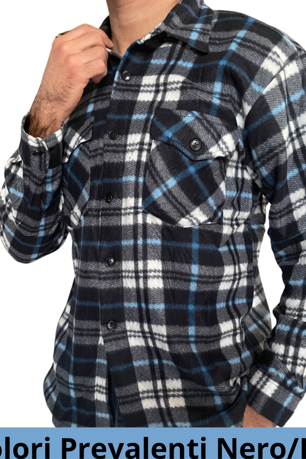 Camicia Pile Uomo