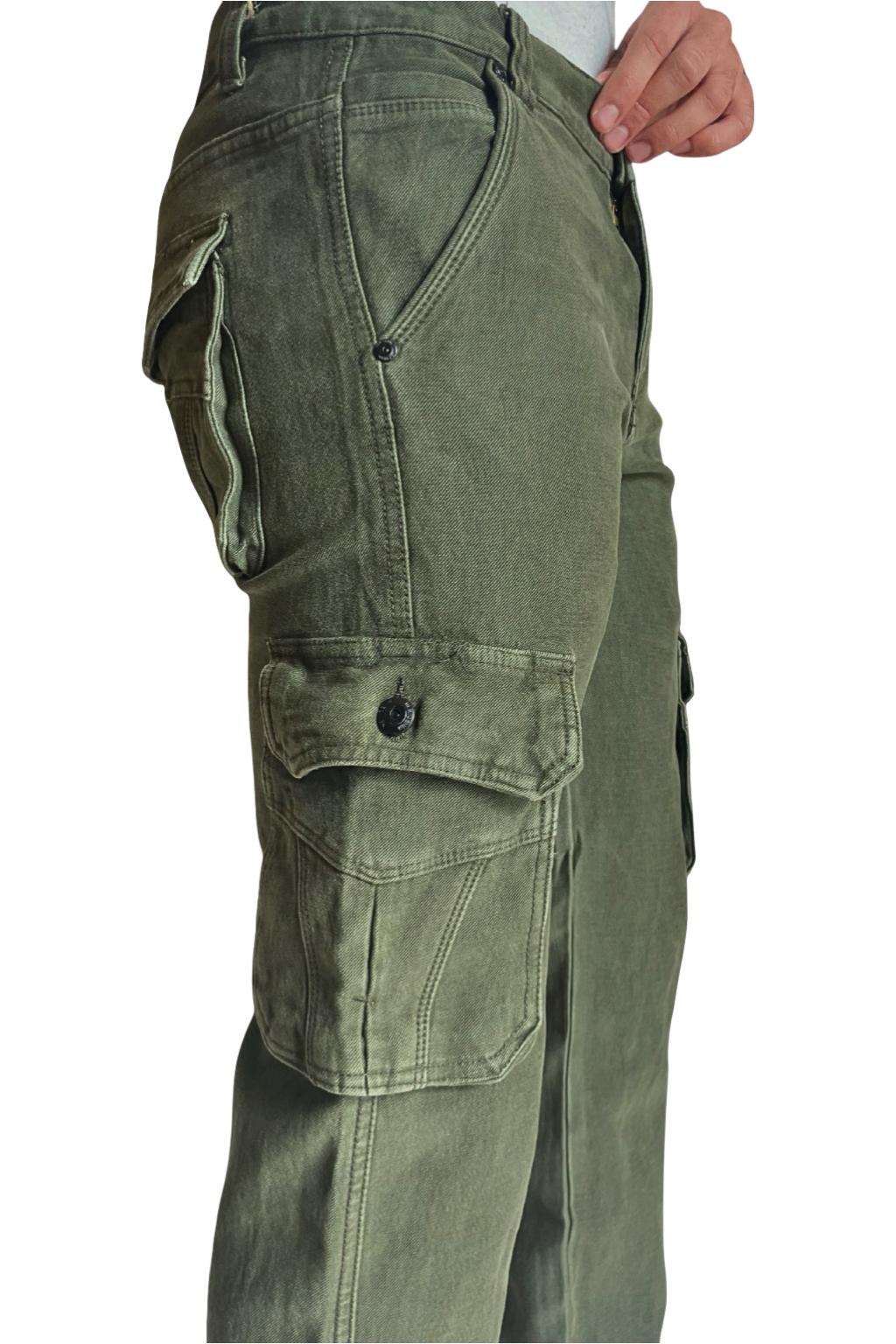 Pantaloni Cargo fondo ampio