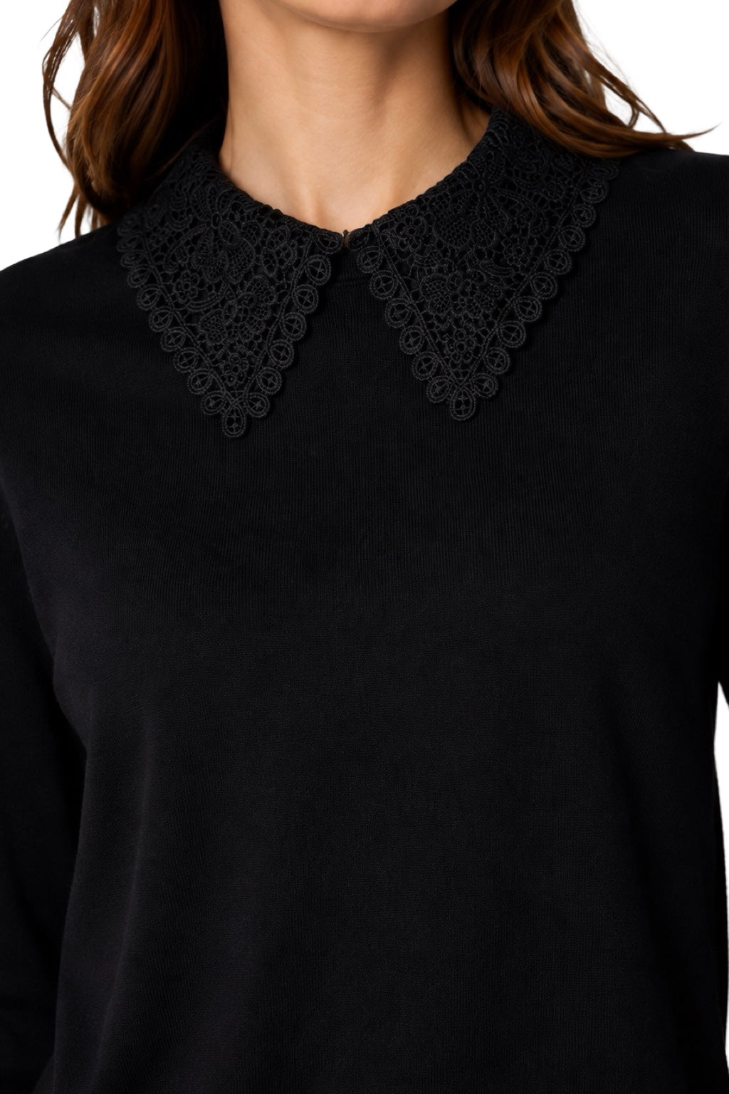 Maglia Colletto in Pizzo