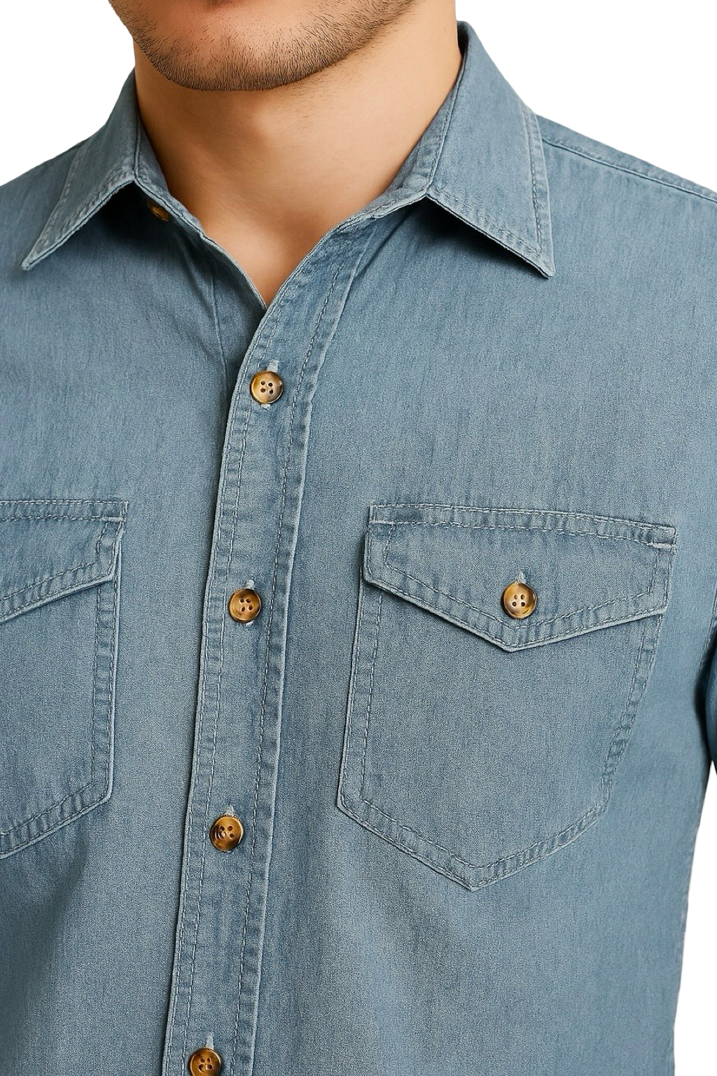 Camicia Jeans Uomo