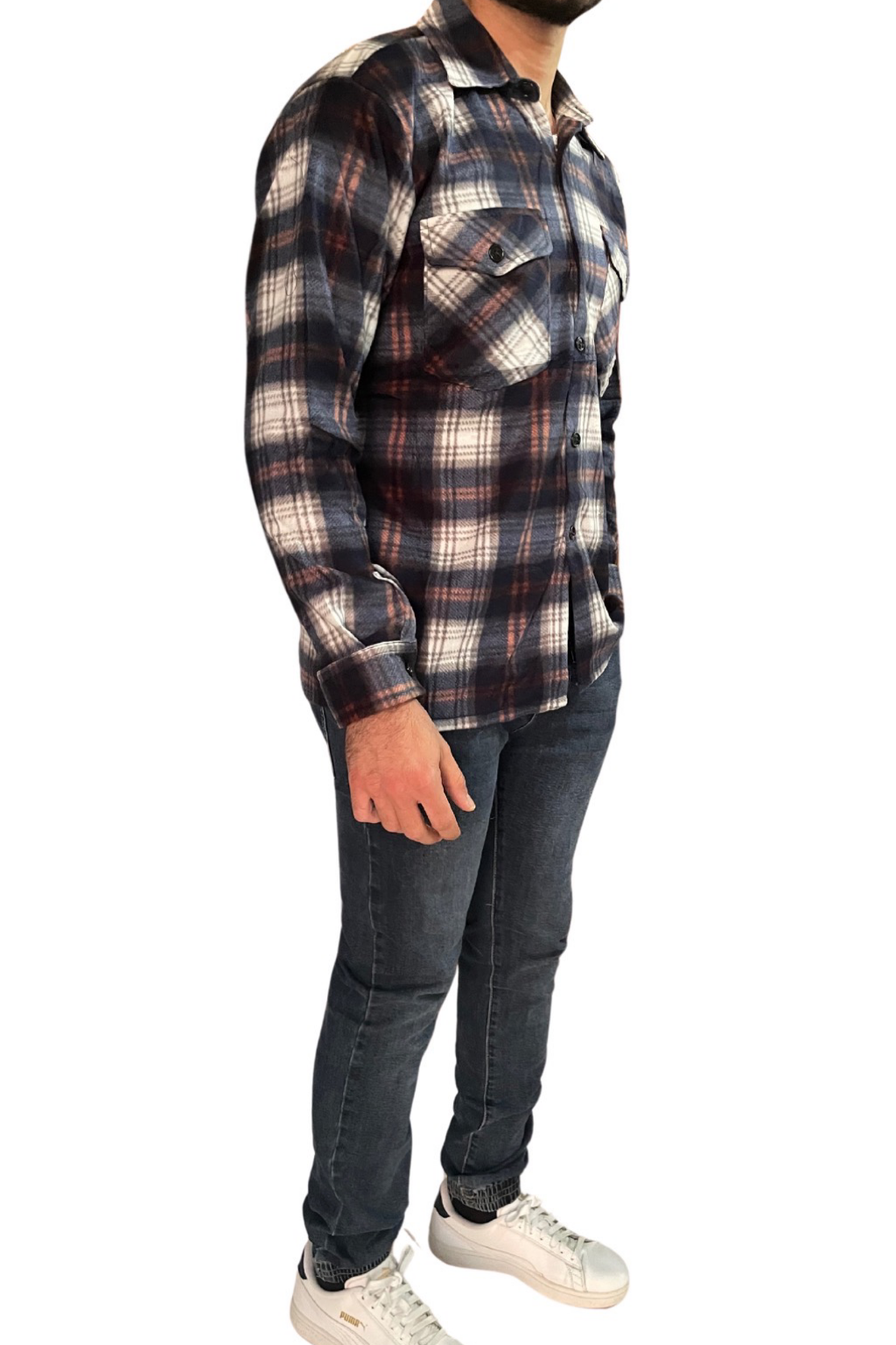Camicia Pile Uomo