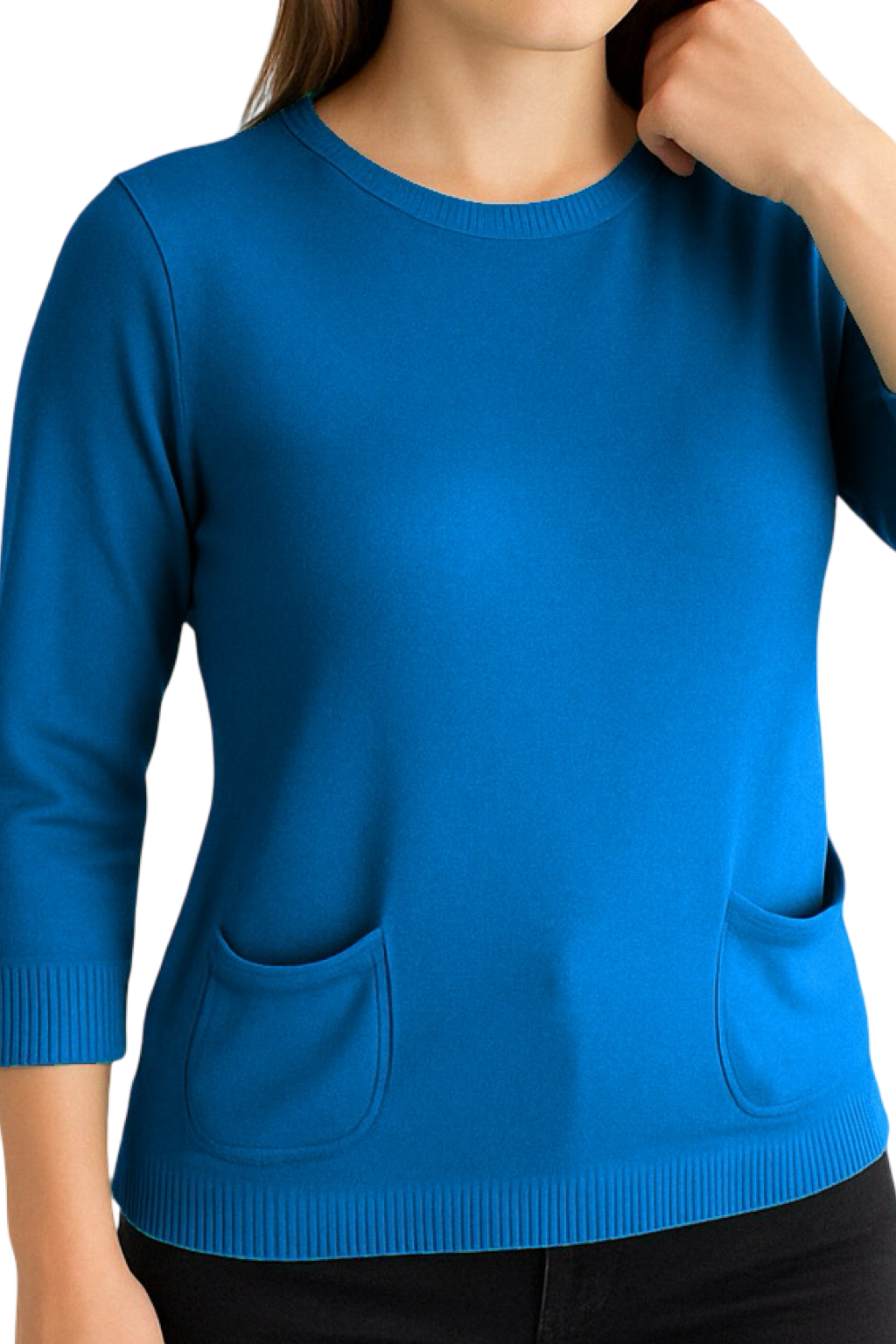 Maglia di filo con tasche