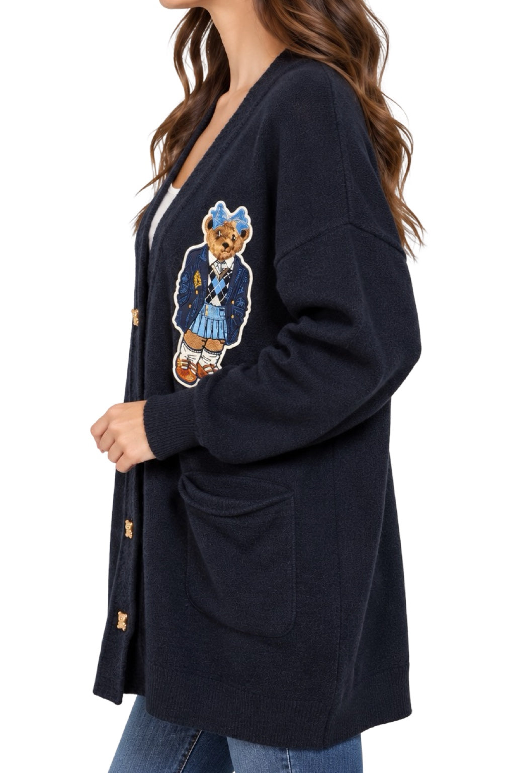 Cardigan Lungo Teddy
