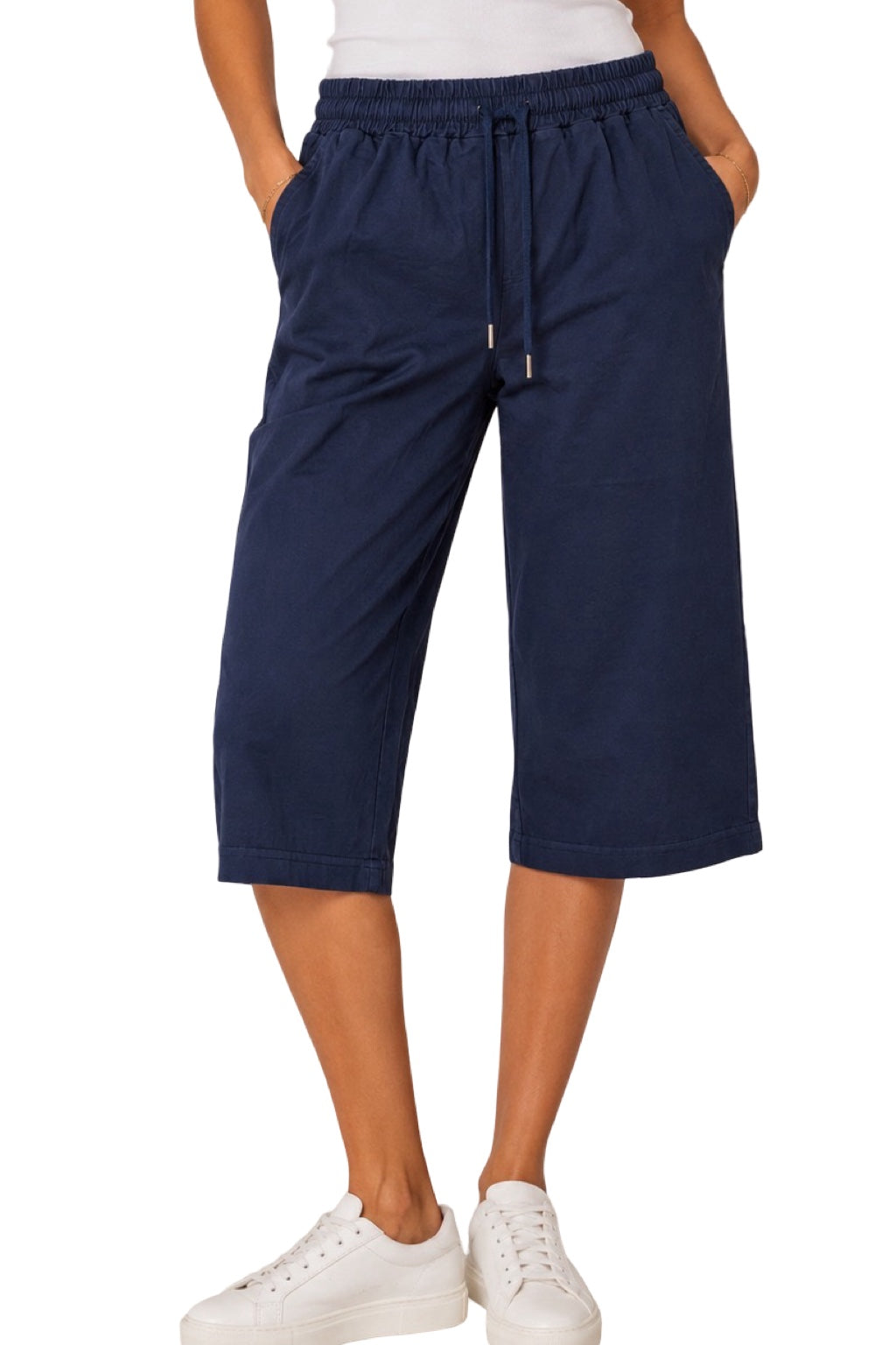 Pantaloni Capri Jeans color