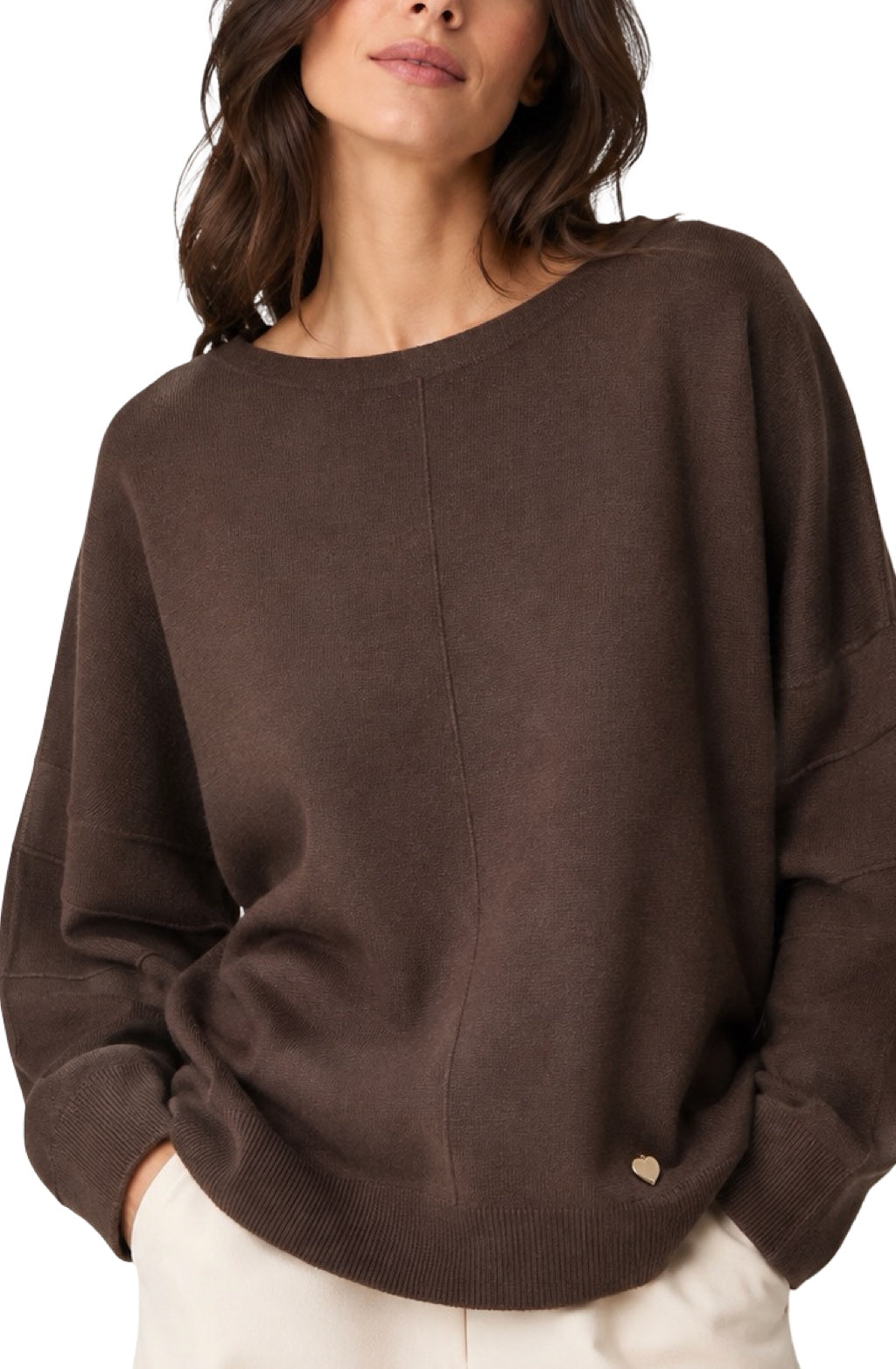 Maglia con Paillettes sulle maniche