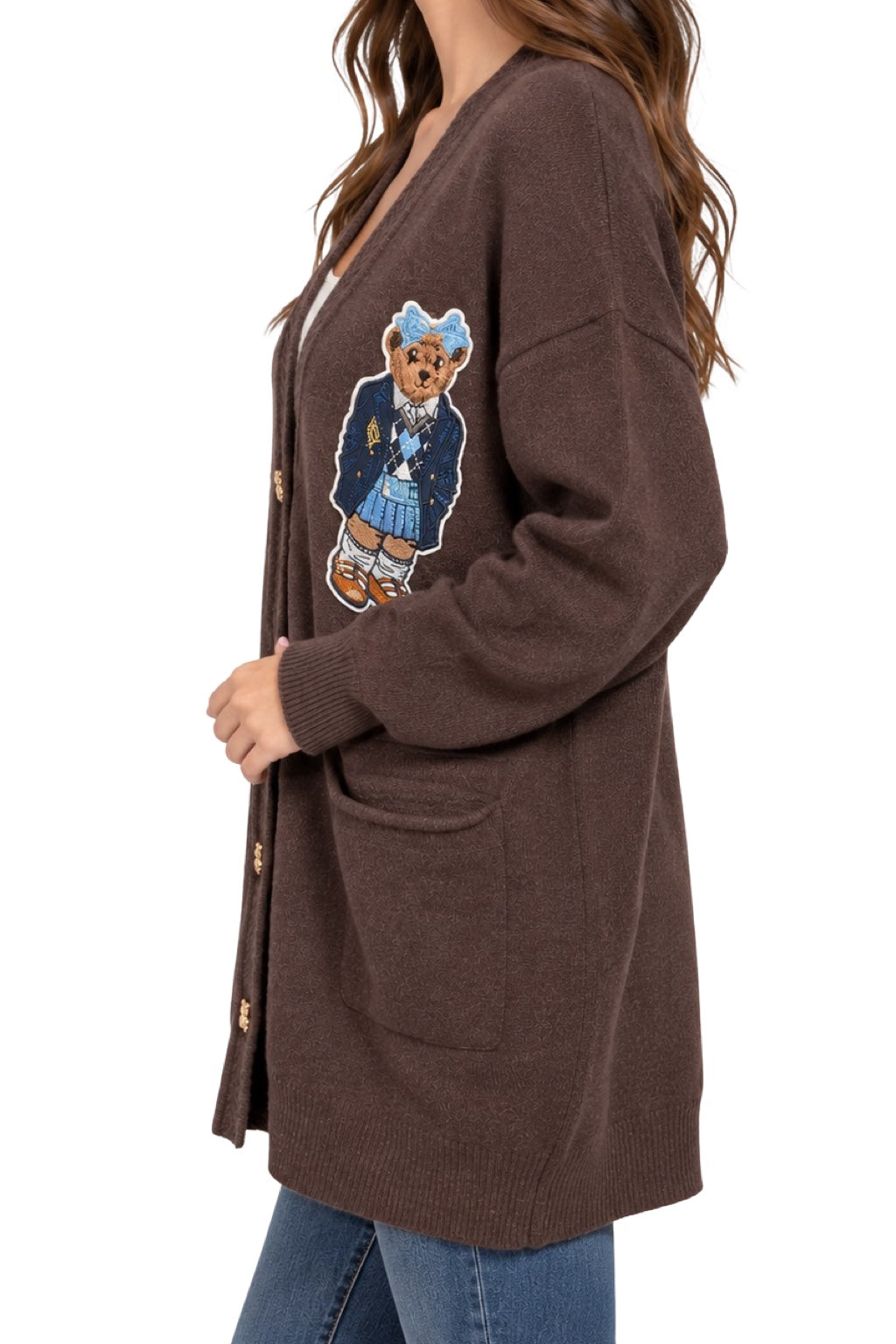 Cardigan Lungo Teddy