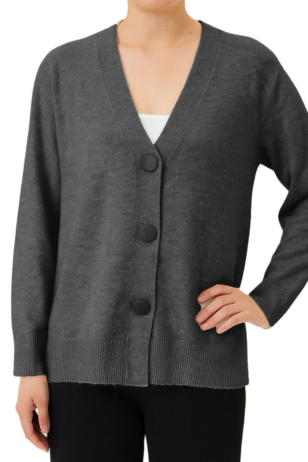 Cardigan Bottoni Dorati