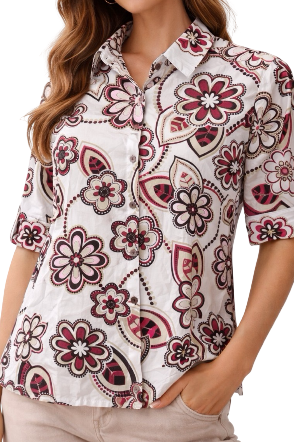 Camicia Fantasia floreale