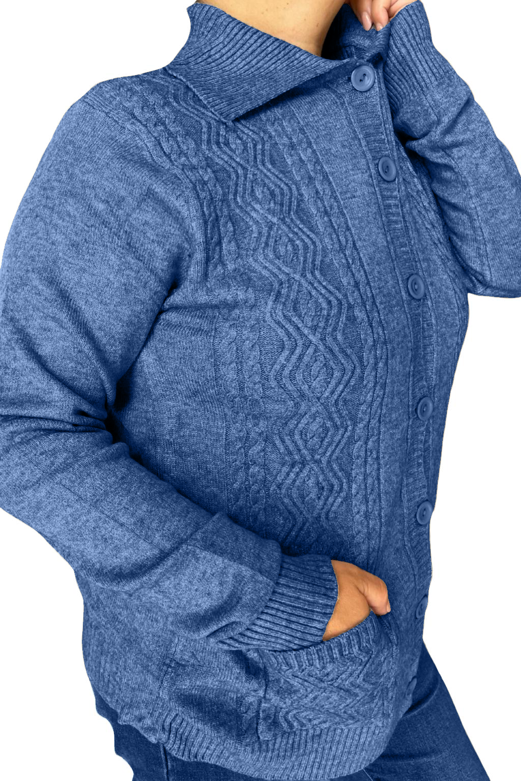 Cardigan con bottoni