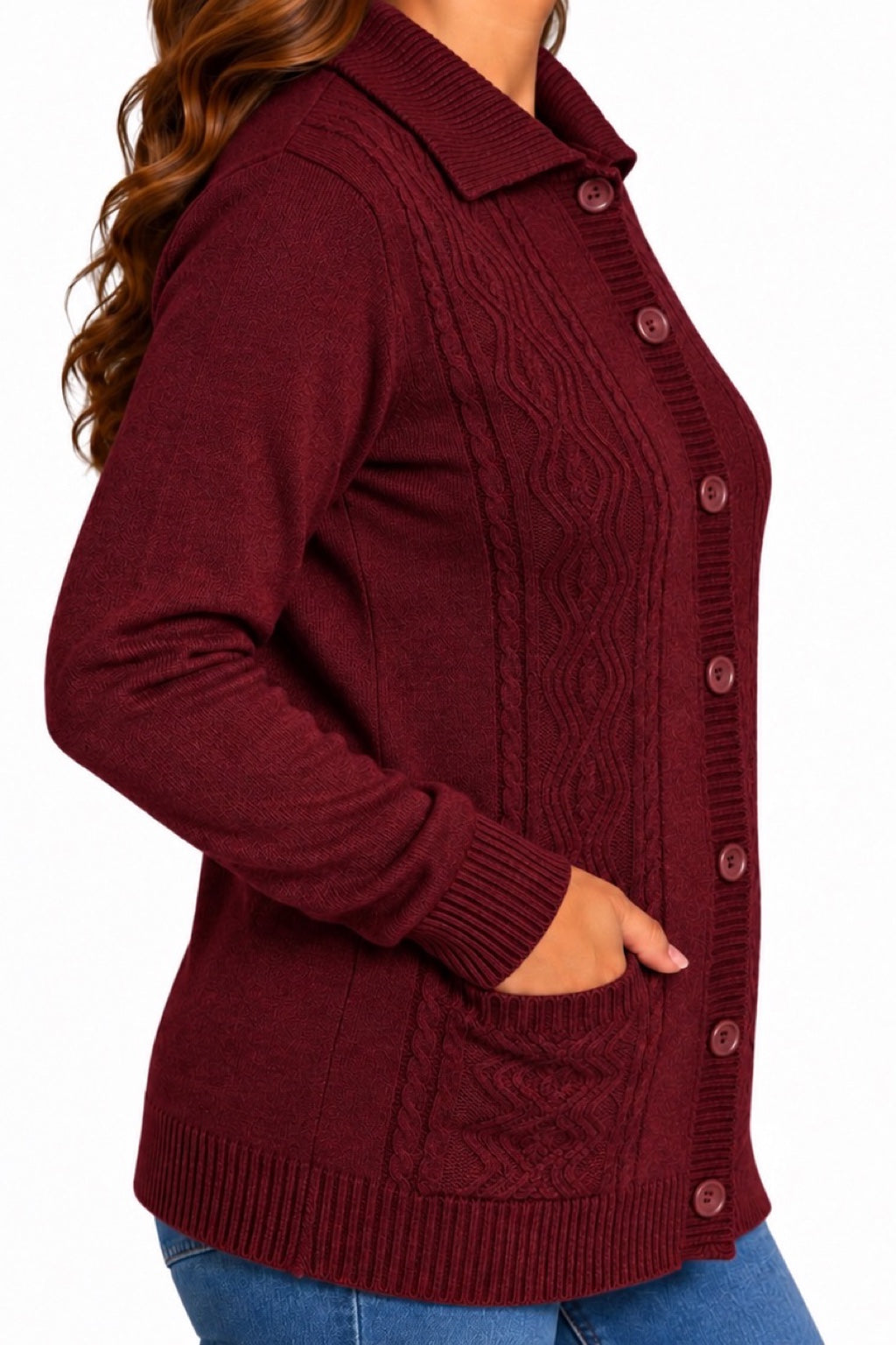 Cardigan Bottoni e Tasche