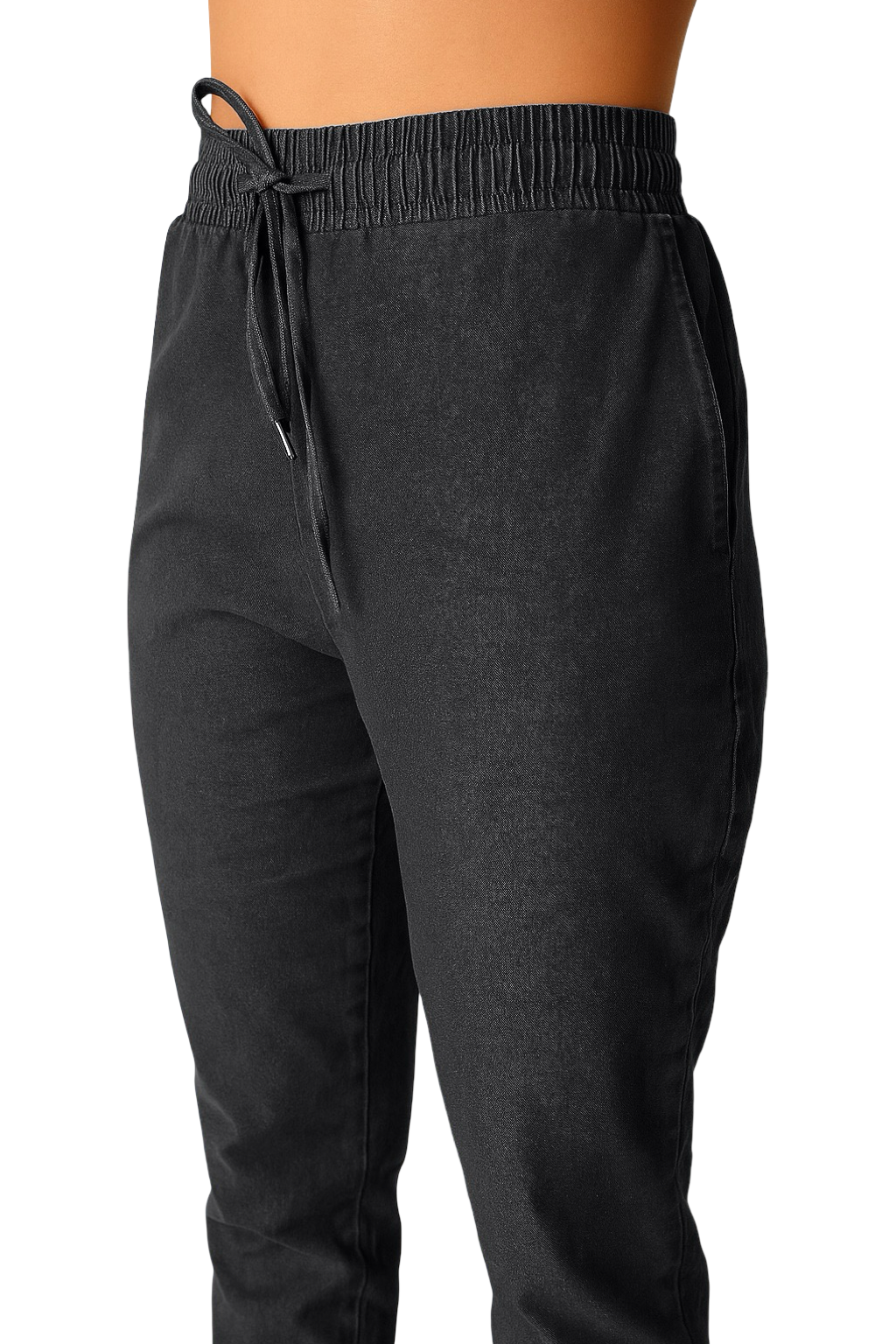 Jeans con Elastico in vita