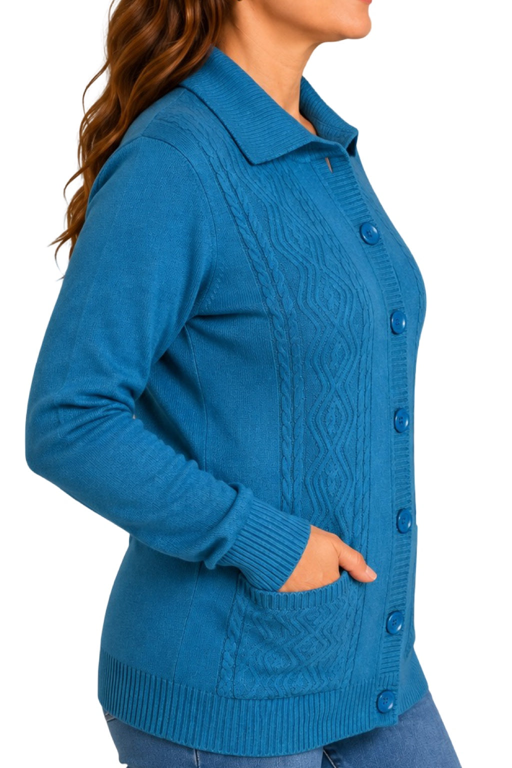 Cardigan Bottoni e Tasche