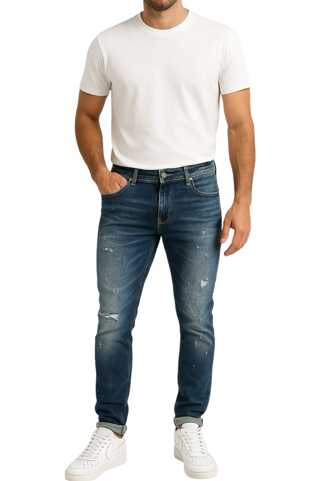 Jeans Uomo Strappati