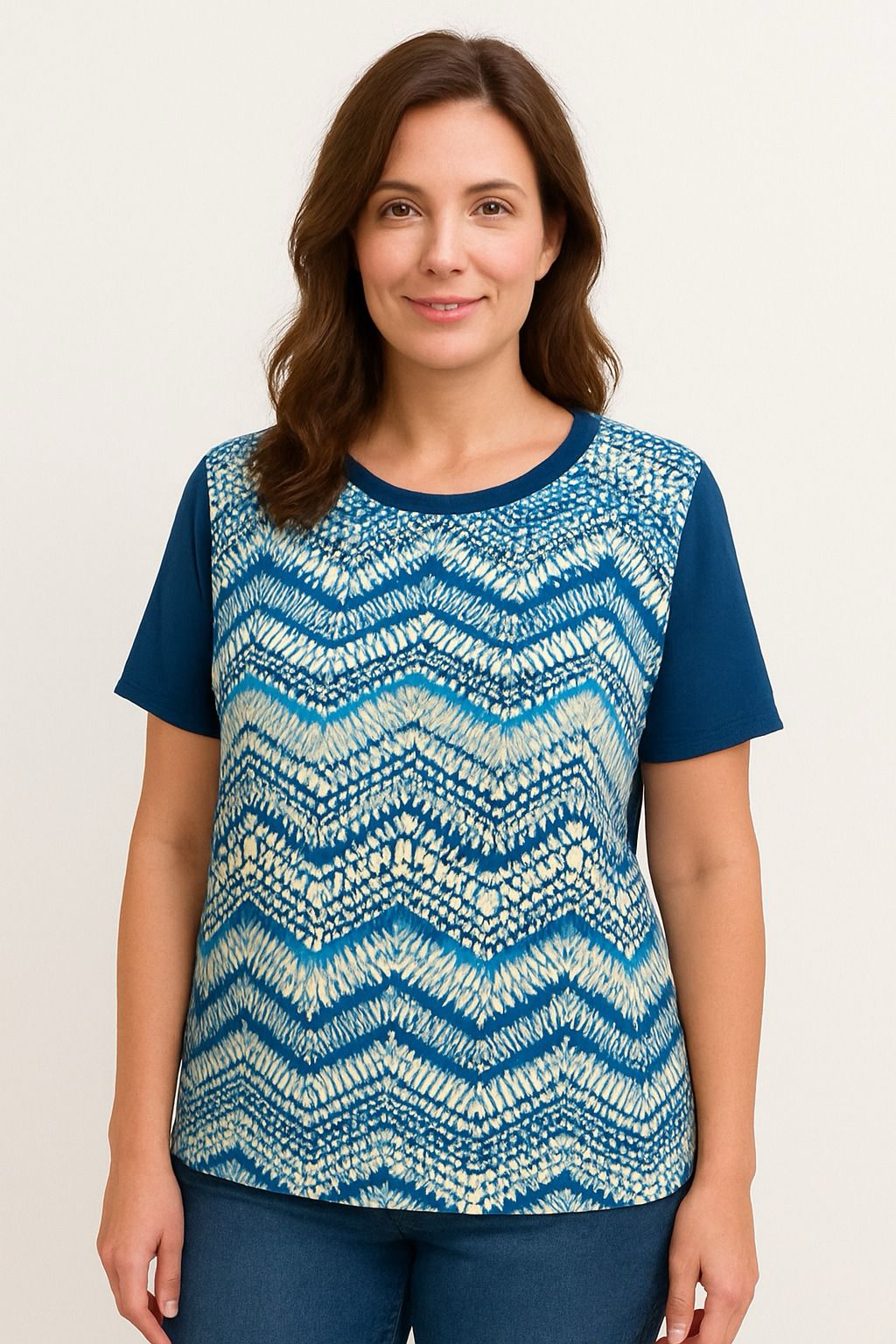 Maglia fantasia signora