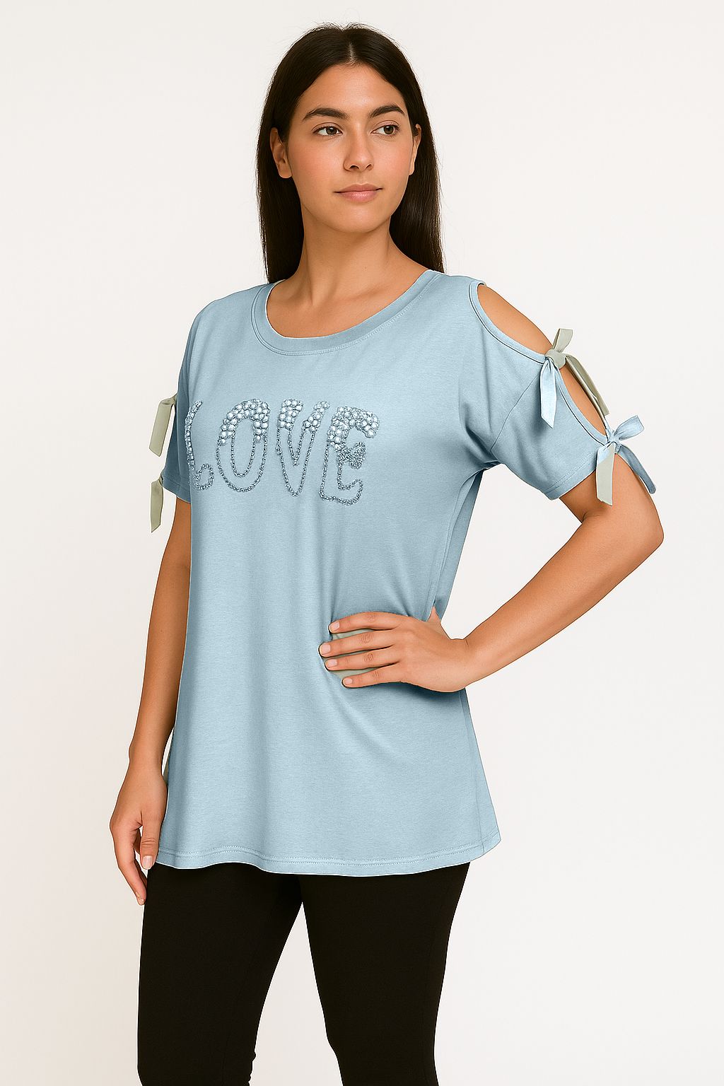 Maglia spalle scoperte LOVE