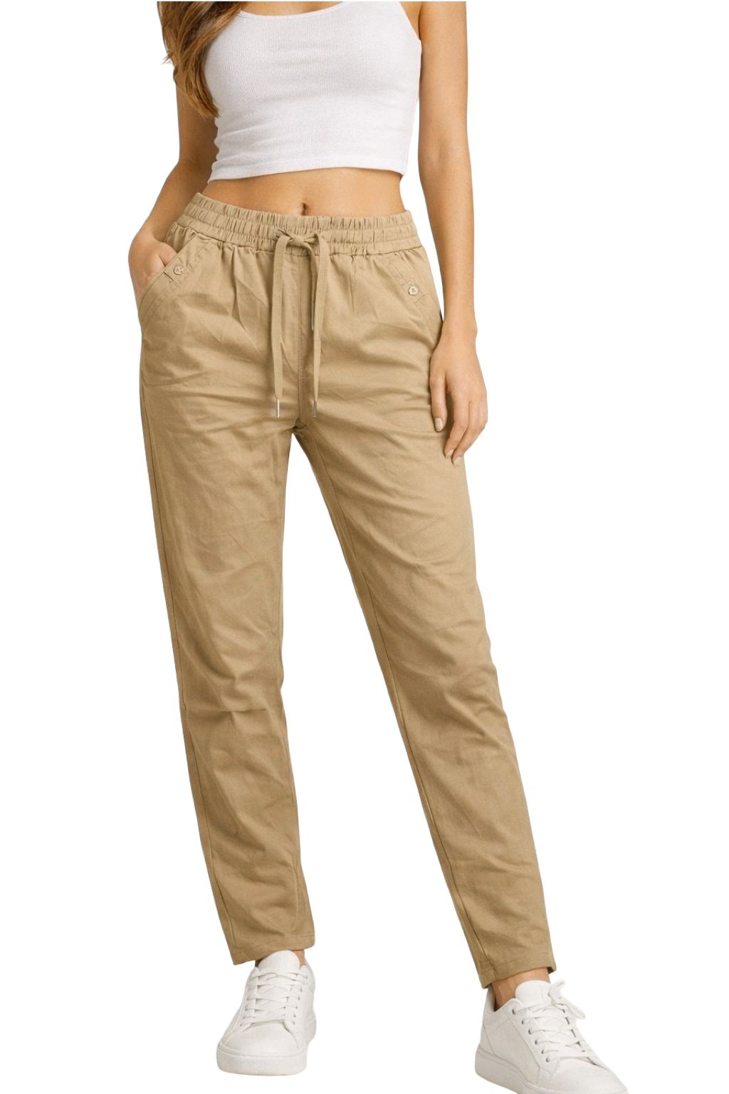 Pantaloni Cotone Elasticizzati