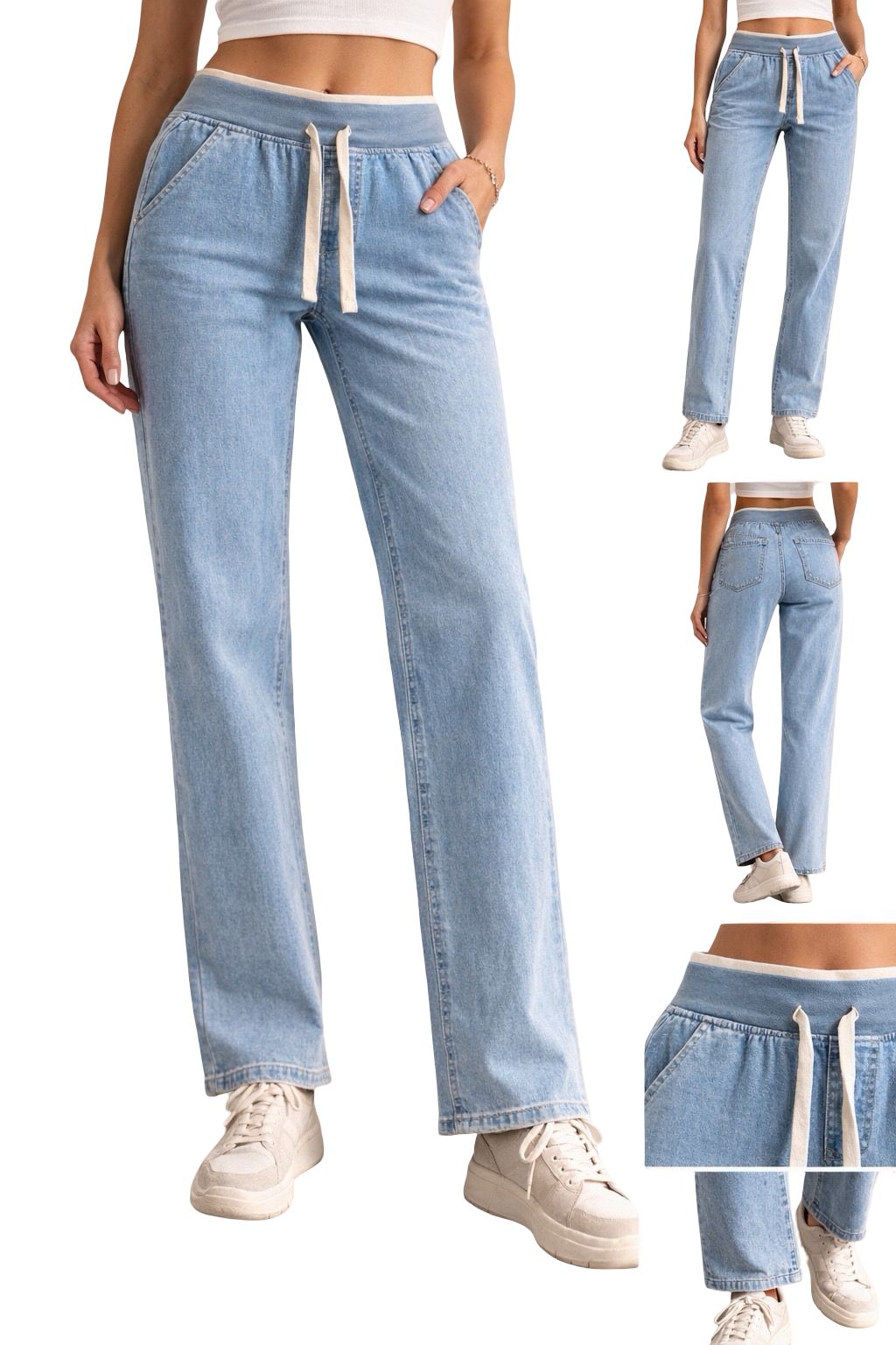 Jeans Chiaro Elasticizzato