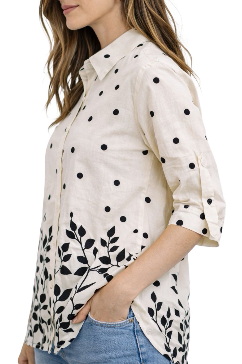 Camicia Fiori e Pois