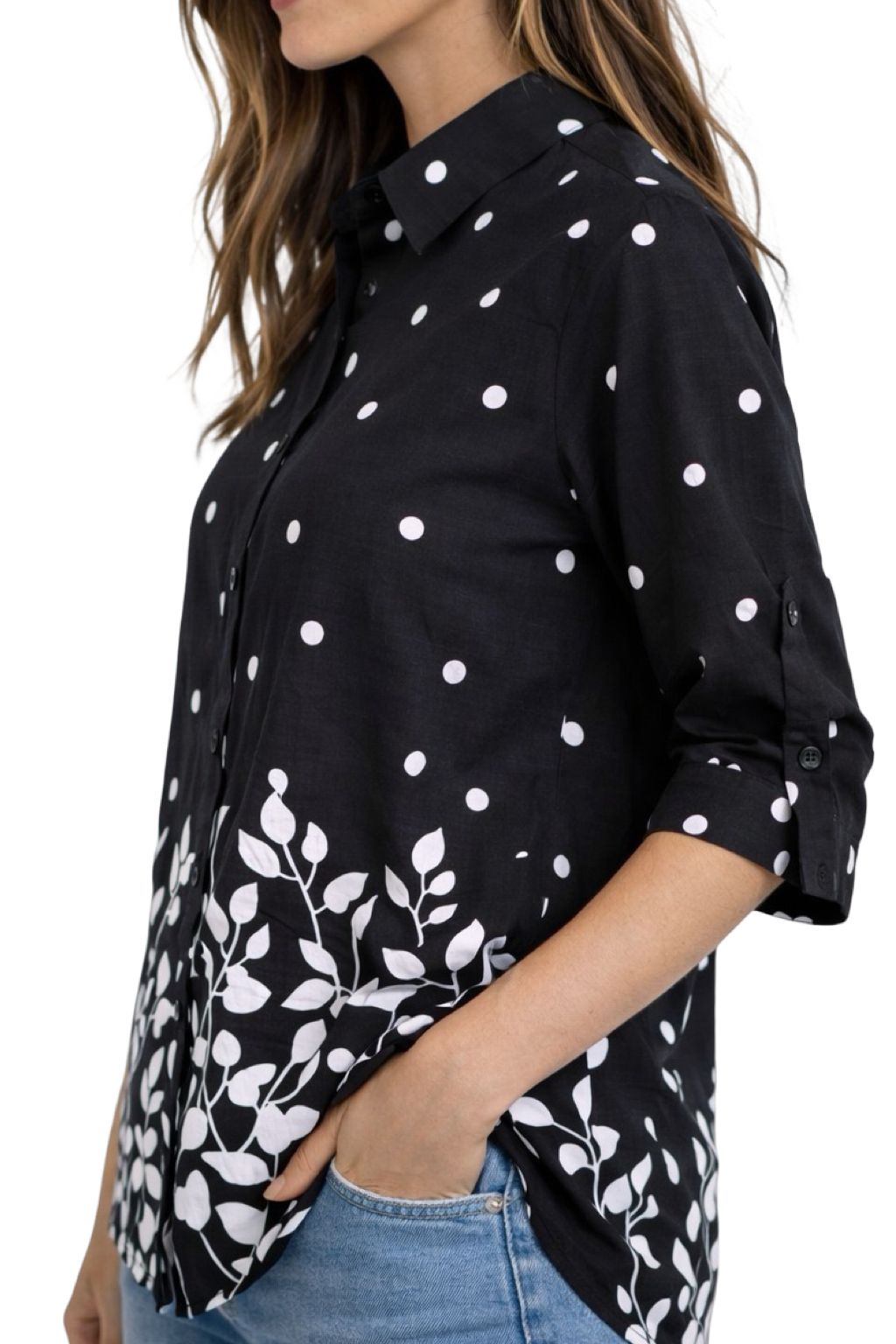 Camicia Fiori e Pois