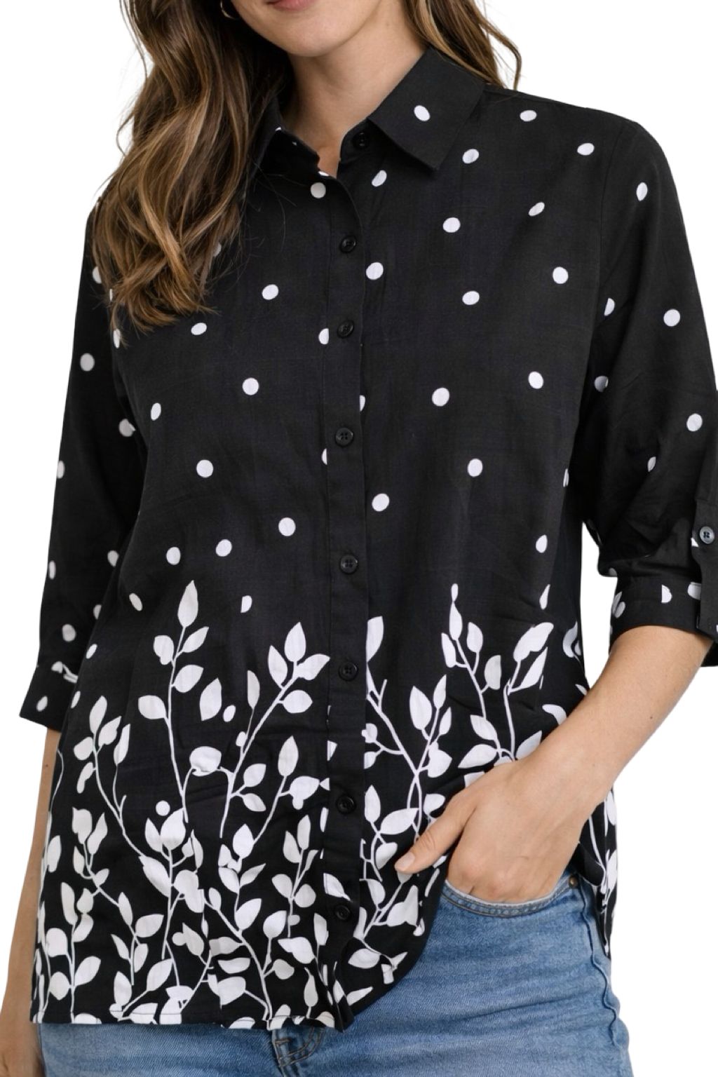 Camicia Fiori e Pois