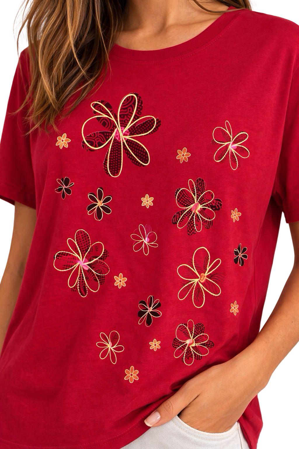 T-Shirt Stampa Floreale